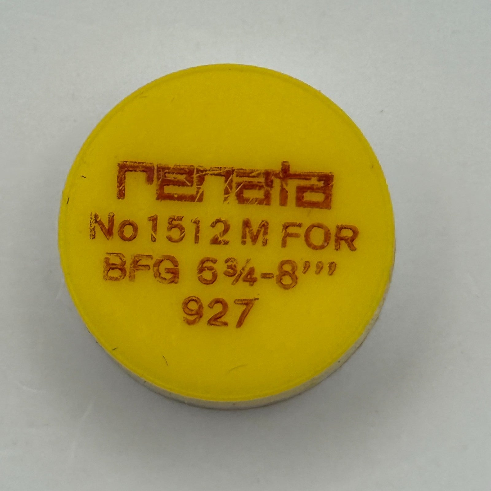 BFG 927 Balance Wheel Complete And Spring 6¾-8’’’ 1512 M Watch Movement Parts 