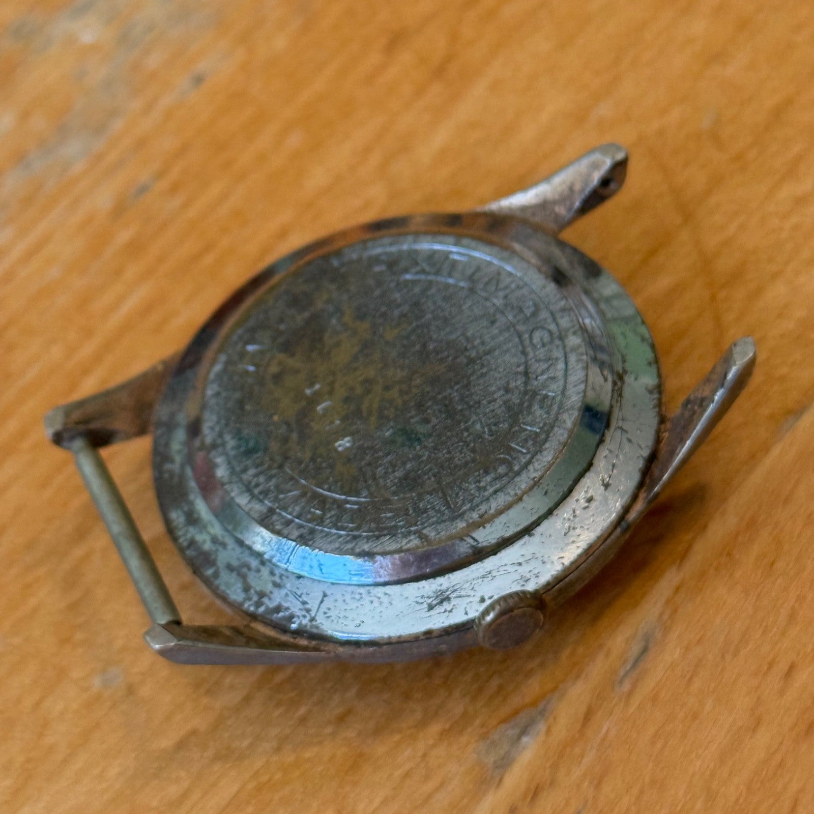 33mm Vintage Wilson De Luxe Brevete 314705 Manual Wind 17 Jewels Watch FOR PARTS