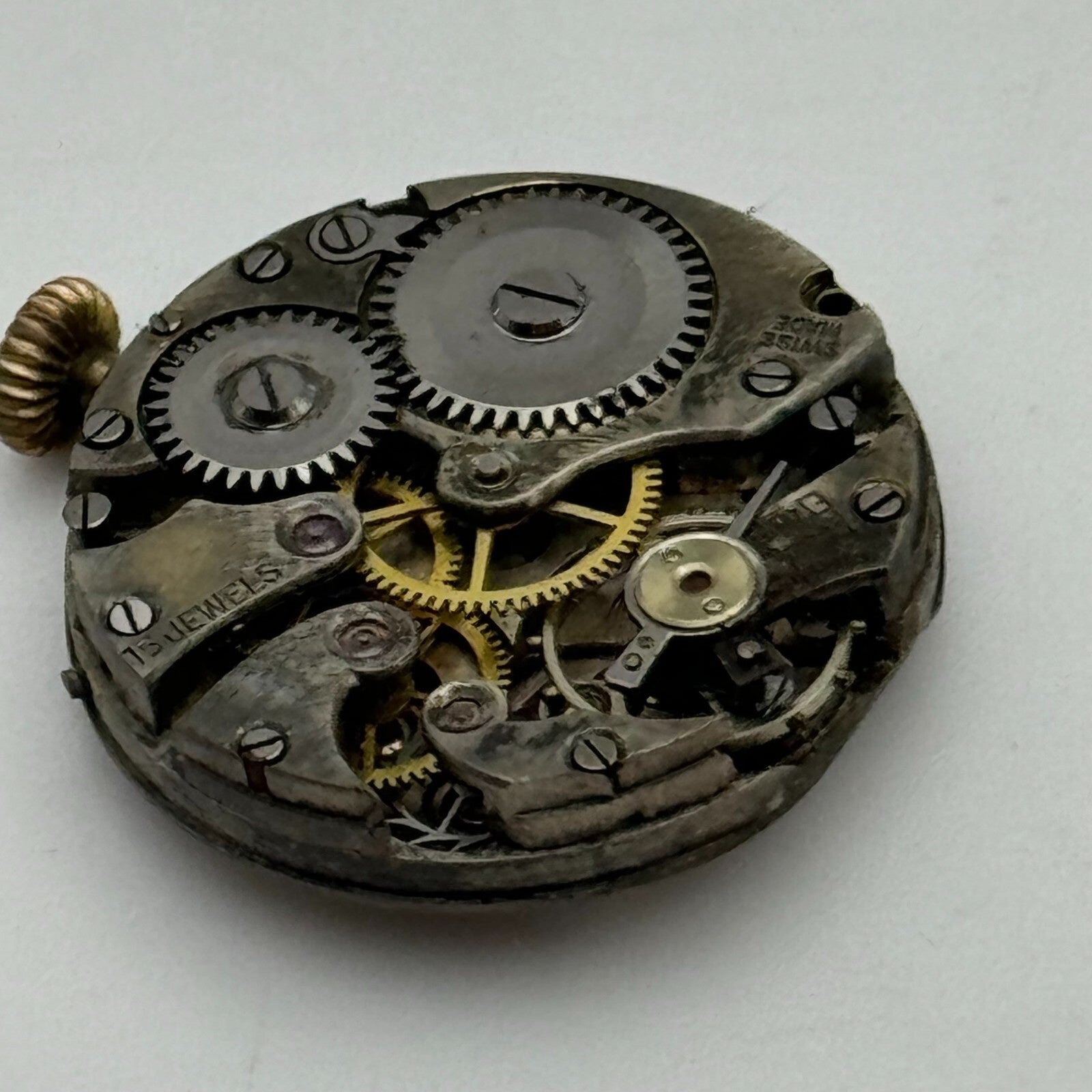 23.5mm AS A Schild Balance Intact Trench Watch Movement Manual Wind Swiss PARTS