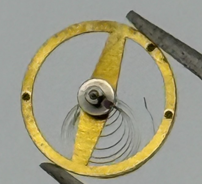 BFG 927 Balance Wheel Complete And Spring  6¾–8’’’ 1512 M Watch Movement Parts 