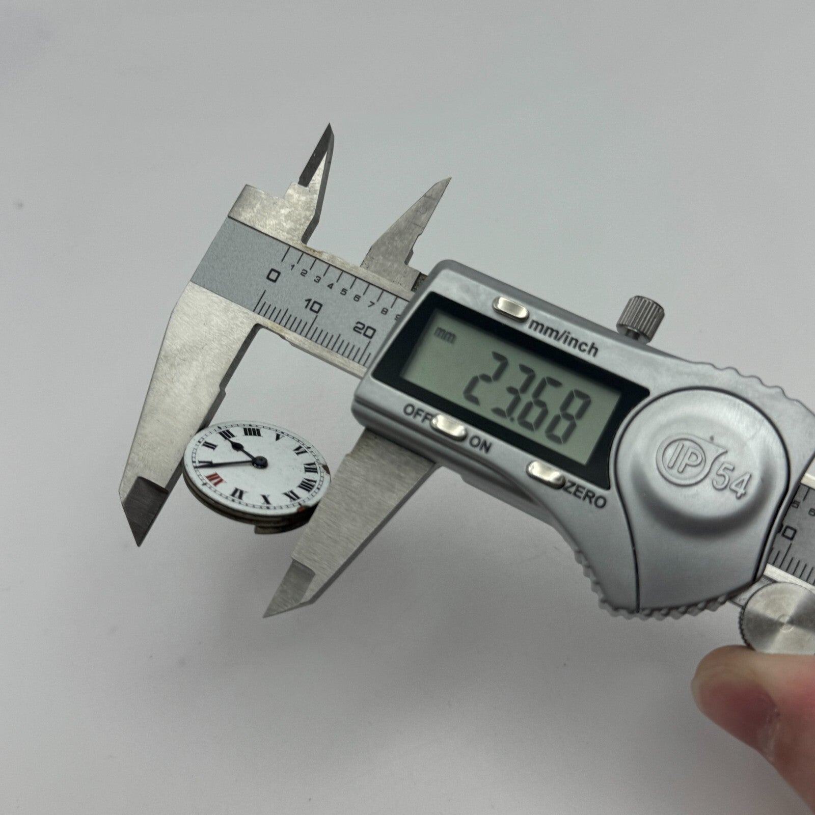 23.6mm Roman Numerals 15 Jewels Trench Watch Movement Manual Wind PARTS SPARES