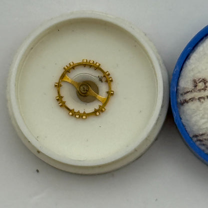 Femga 41 Balance Wheel Complete And Spring 5 1/4''' 1006 M Watch Movement Parts 