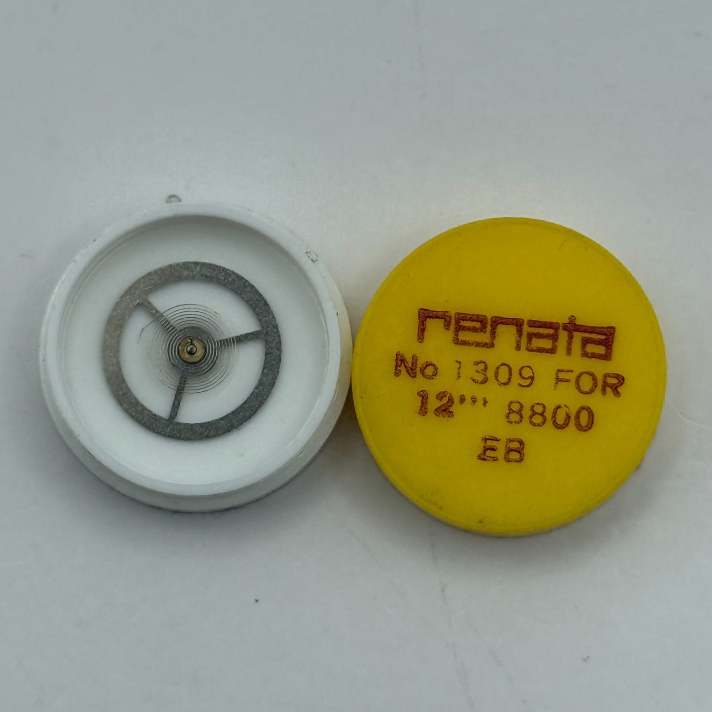 EB 8800 Balance Wheel Complete And Spring 12’’’ 1309 Watch Movement Parts NOS