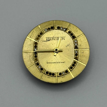 Kronotron Parrenin 2640D Watch Movement Manual Wind Vintage For Parts Or Repair