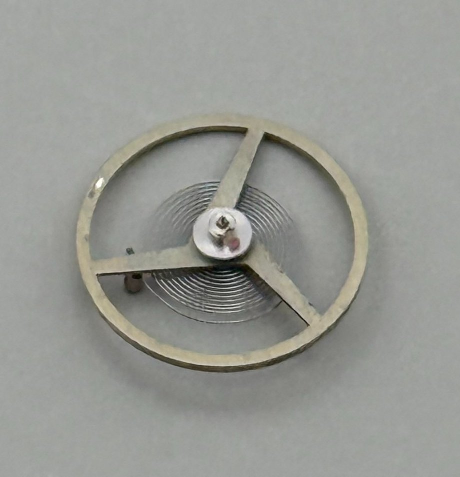 ST 1940 1950 Balance Wheel Complete And Spring 1688 M Watch Movement Parts 