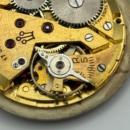 Horus Felsa 391 Watch Movement Manual Wind Vintage Swiss 17 Jewels Parts 26.8mm