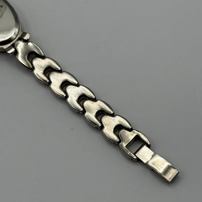 Censi Collection Tiempo Ladies Quartz Watch Silver Tone Chain-Link Working 18mm