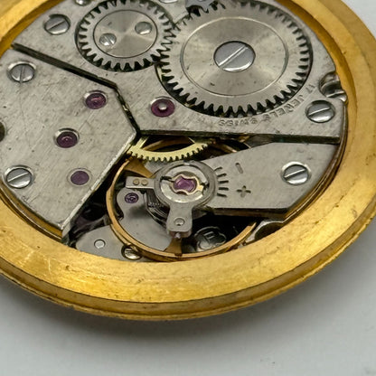 Garrard Peseux 320 Watch Movement Running Manual Wind Vintage Swiss Parts 30.2mm