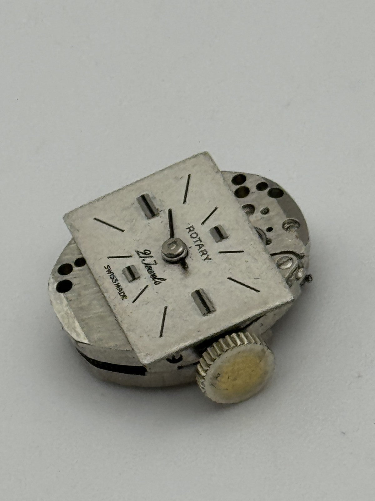 12.9mm Vintage Rotary AS 1677 Manual Wind Swiss Watch Movement PARTS REPAIR