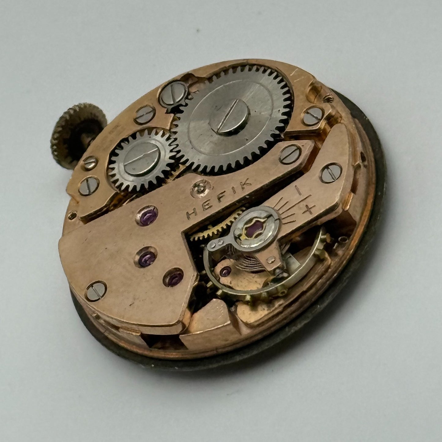 FHF 70 Watch Movement Hefik Running Manual Wind Vintage Parts Repair 23.5mm