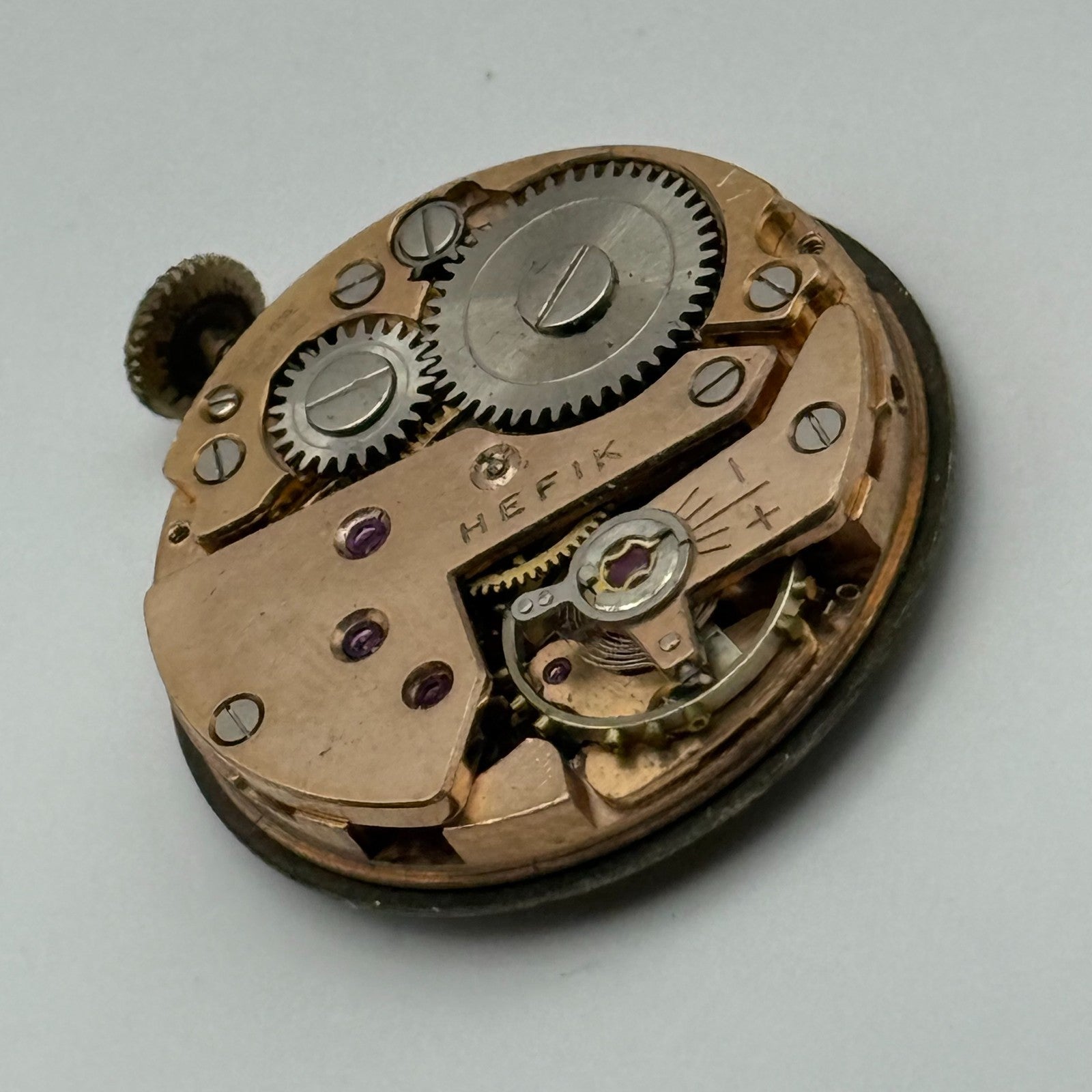 FHF 70 Watch Movement Hefik Running Manual Wind Vintage Parts Repair 23.5mm