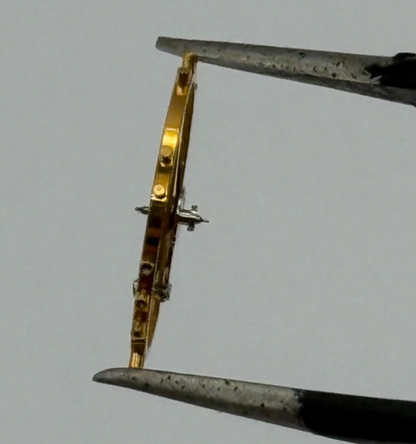 AS 1649 Balance Wheel Complete And Spring 11½''' Inca 1563 Watch Movement Parts 