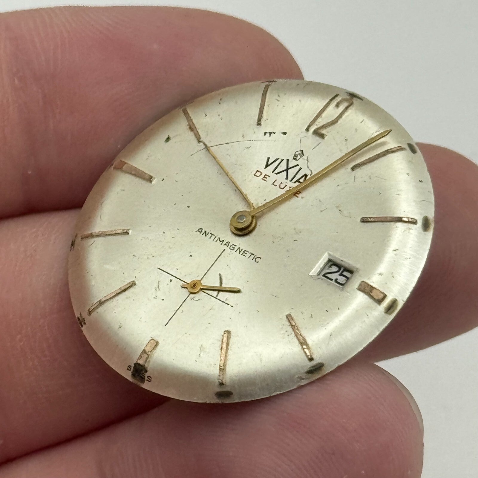 25.9mm Vixia De Luxe Peseux Cal 336N Manual Wind Watch Movement Vintage PARTS