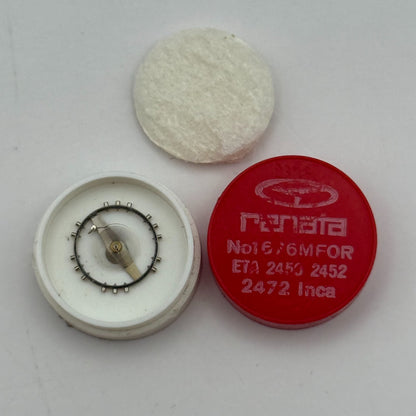 ETA 2450 2452 2472 Balance Wheel Complete And Spring 1676 M Watch Movement Parts