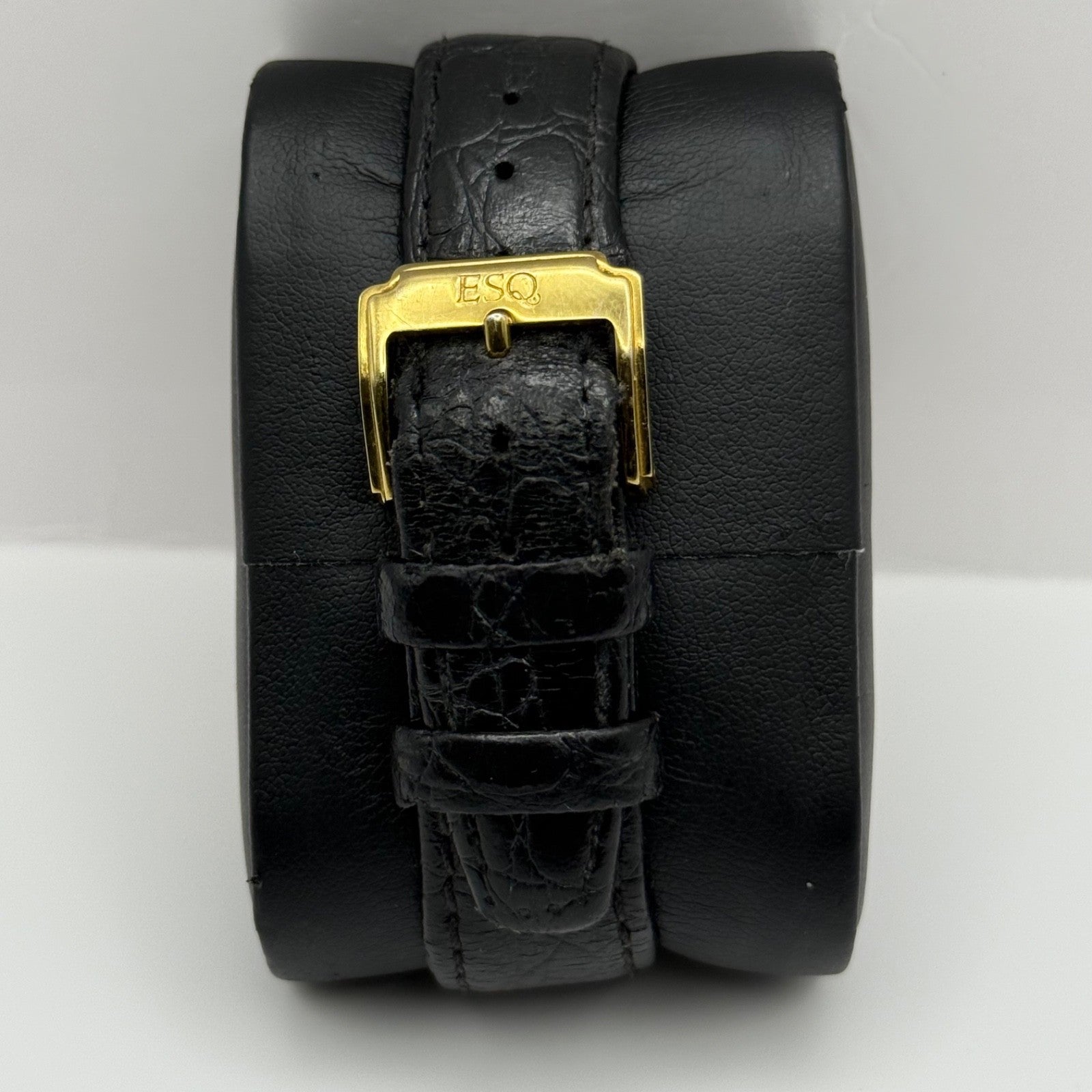 Working Esquire ESQ 300328 Date Swiss 33mm Quartz Watch New Battery Adjustable