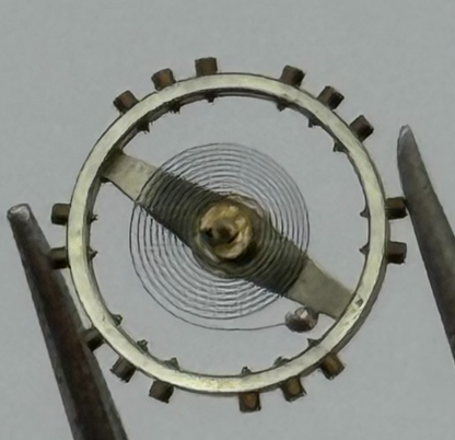 Felsa 4162 Balance Wheel Complete And Spring 1244 M Watch Movement Parts NOS