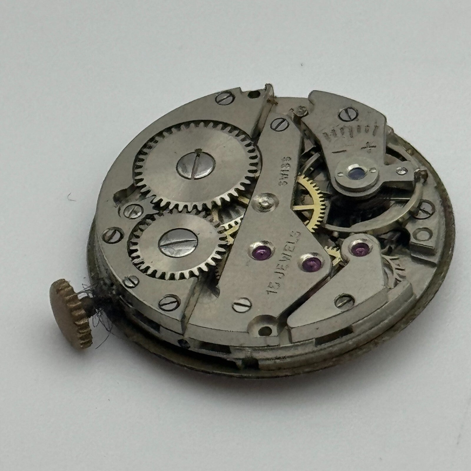 23.6mm AS 1123 1124 Manual Wind 15 Jewels Watch Movement Swiss Vintage PARTS