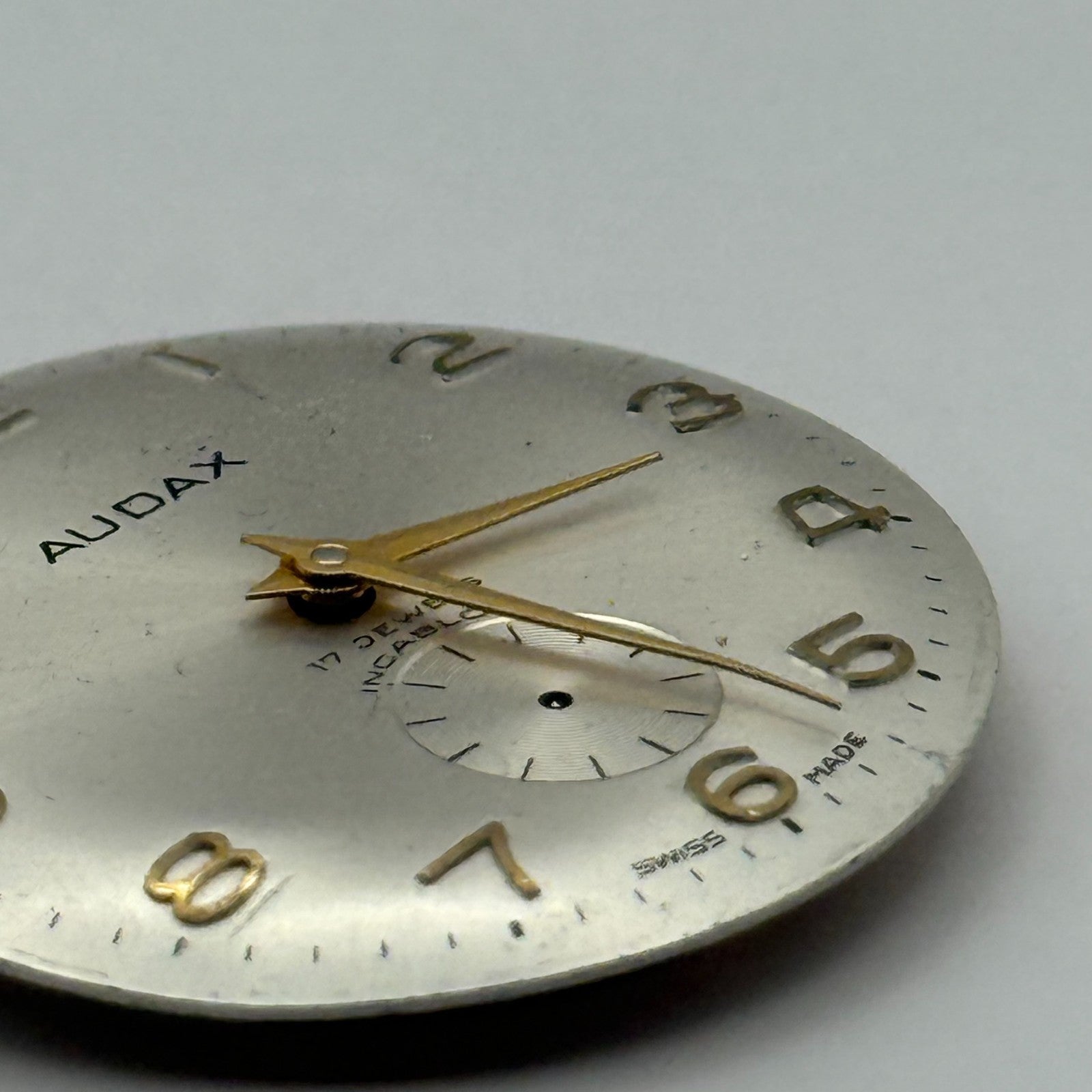 Peseux 7040 Watch Movement Audax Manual Wind Vintage Swiss Parts Repair 23.5mm