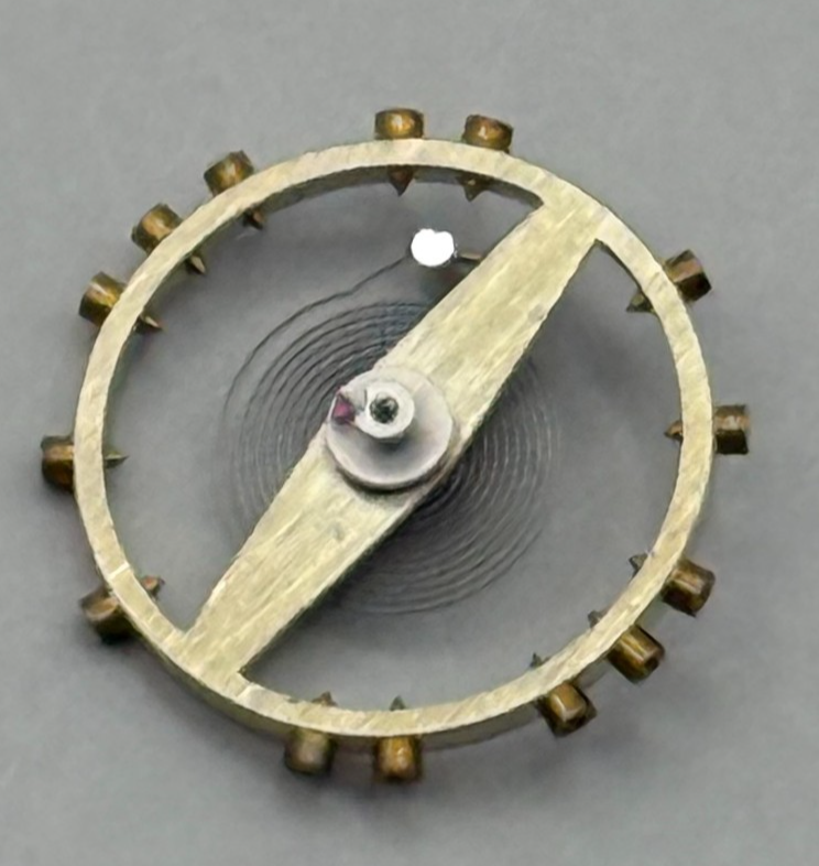 Venus 180 Balance Wheel Complete And Spring 10½’’’ 323 M Watch Movement Parts