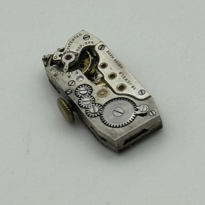 10.3mm Cyma Tavannes Ref 354 Manual Wind 15 Jewels Swiss Watch Movement PARTS
