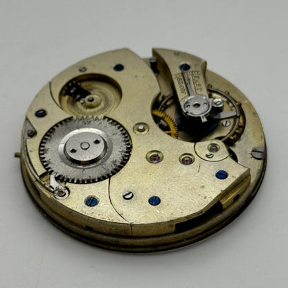45mm Open Face Unidentified Swiss Pocket Watch Movement PARTS REPAIR SPARES