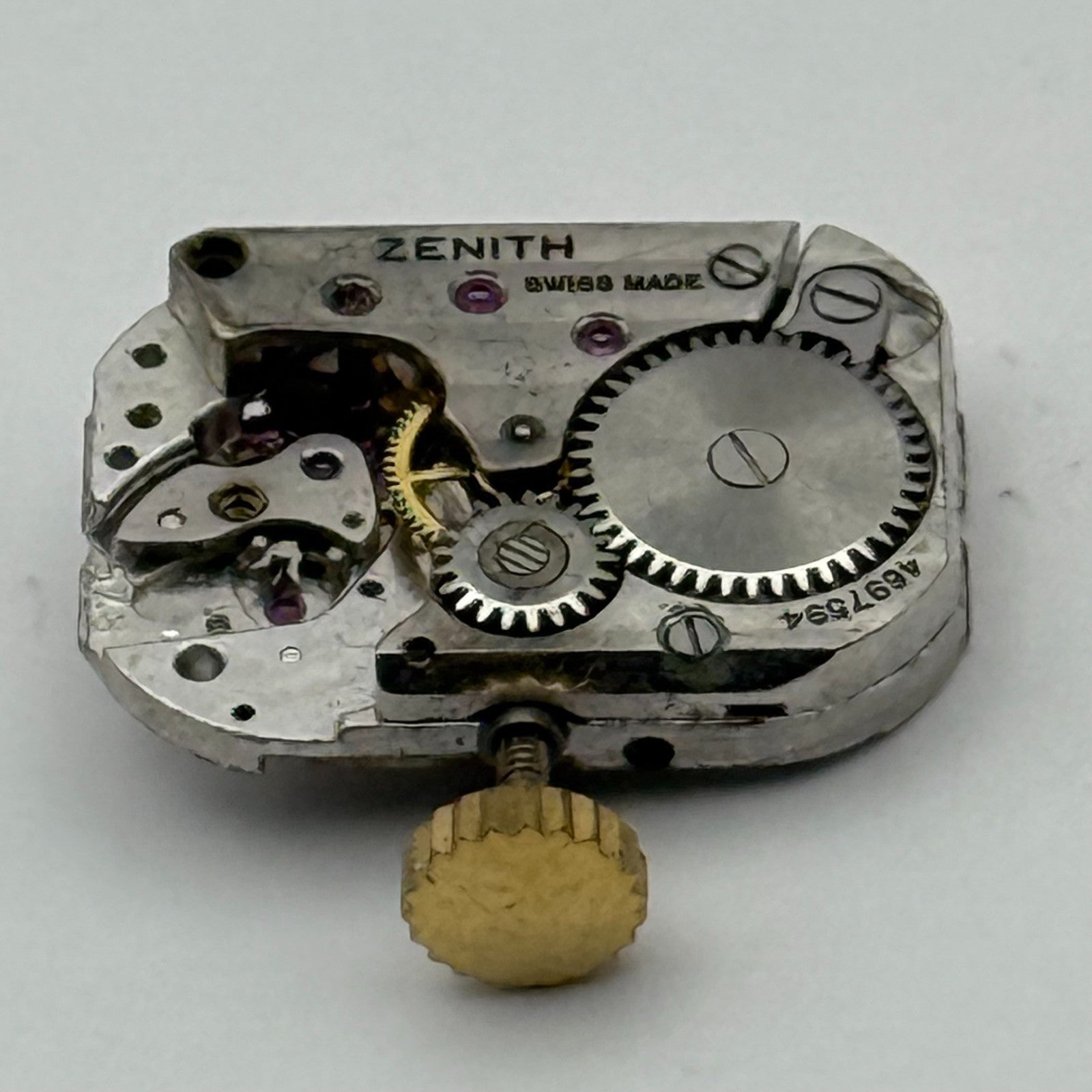 Zenith 57.8 Ladies Incomplete Watch Movement Vintage Swiss Parts Repair 11.7mm
