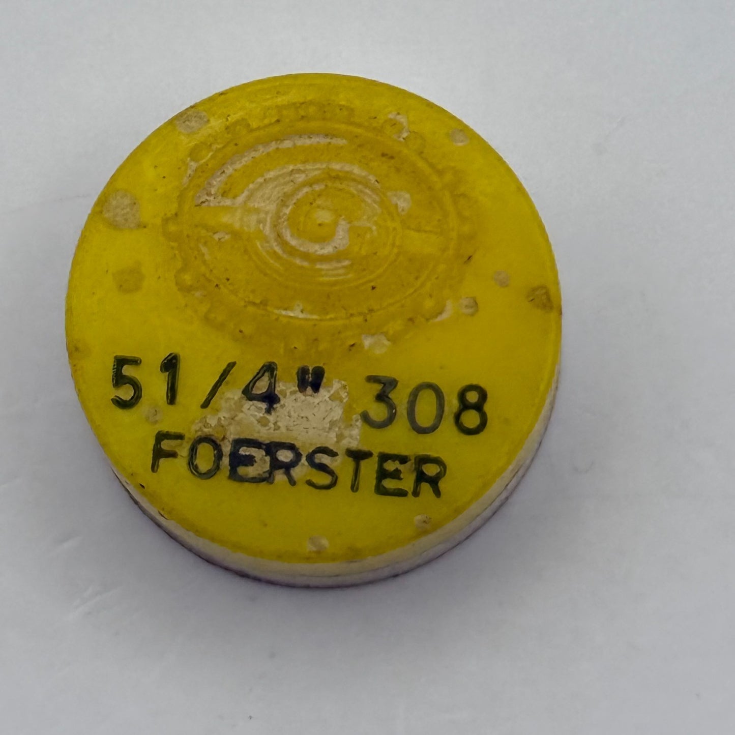 Forester 308 Balance Wheel Complete And Spring  5¼’’’ Watch Movement Parts 