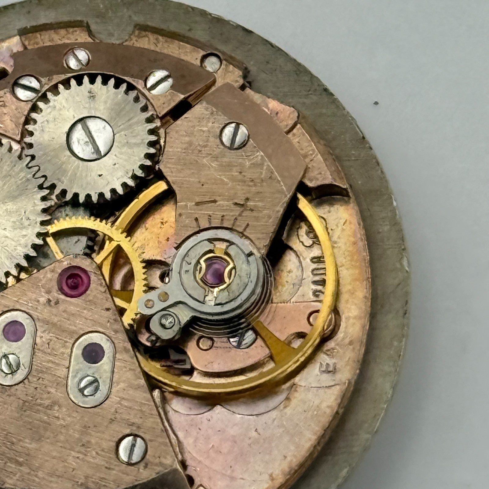 ETA 2408 Date Watch Movement The Angus Manual Wind Vintage Parts Repair 25.9mm