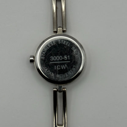 Infinite Ladies Quartz Watch Silver Tone Bracelet Japan Working 20mm 6.75 Inches