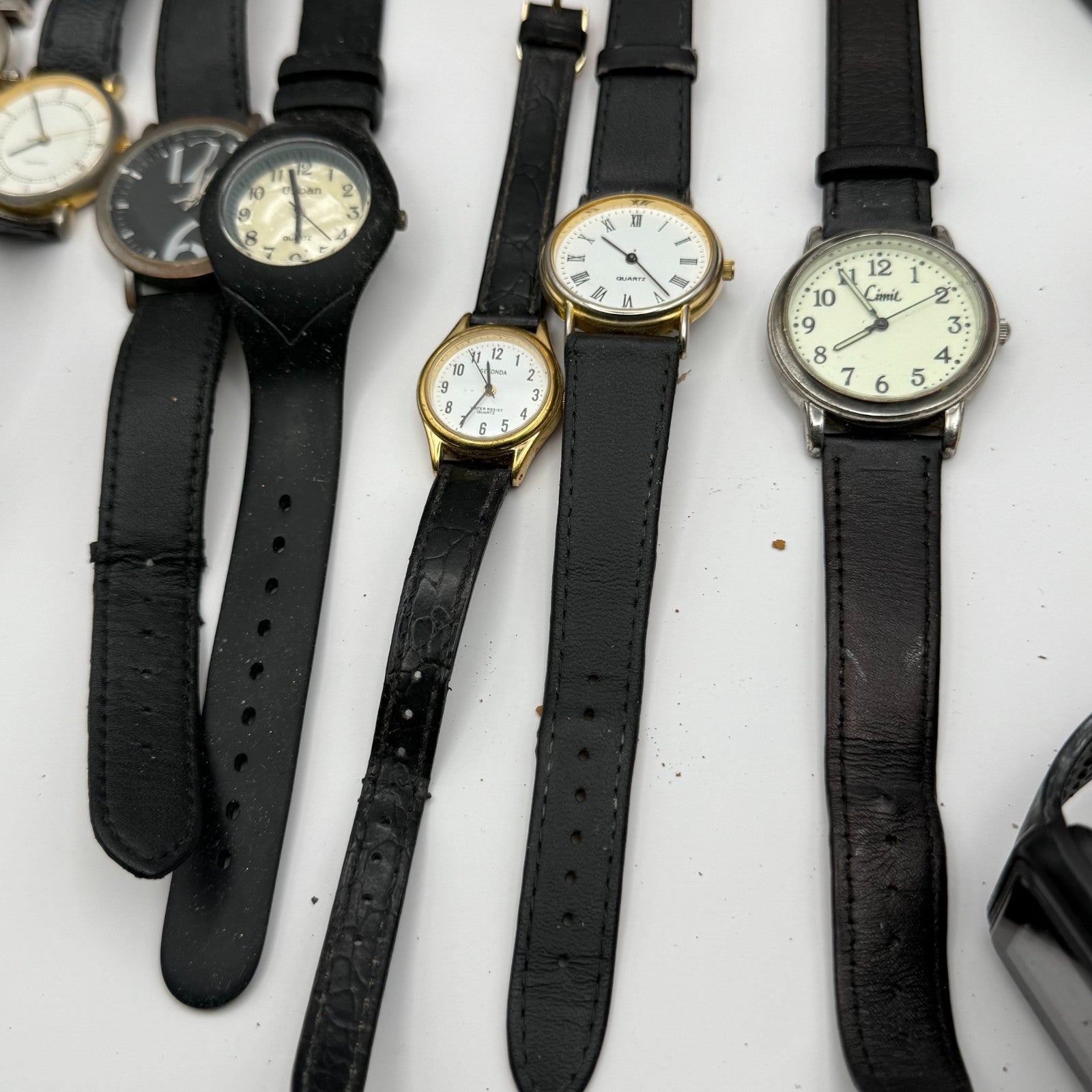 Bundle Of 15 Quartz Watches Job Lot Modern / Vintage Untested Parts / Repair