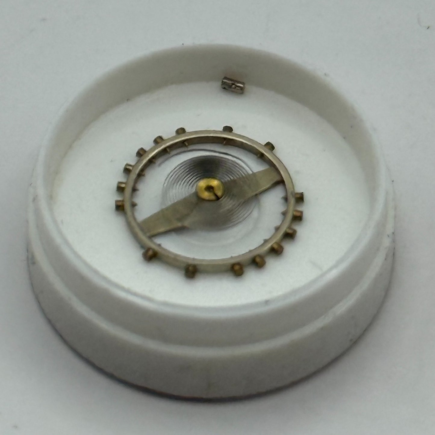 Lanco 1022 Balance Complete 10 1/2''' Renata 232 M Watch Movement Parts DAMAGED
