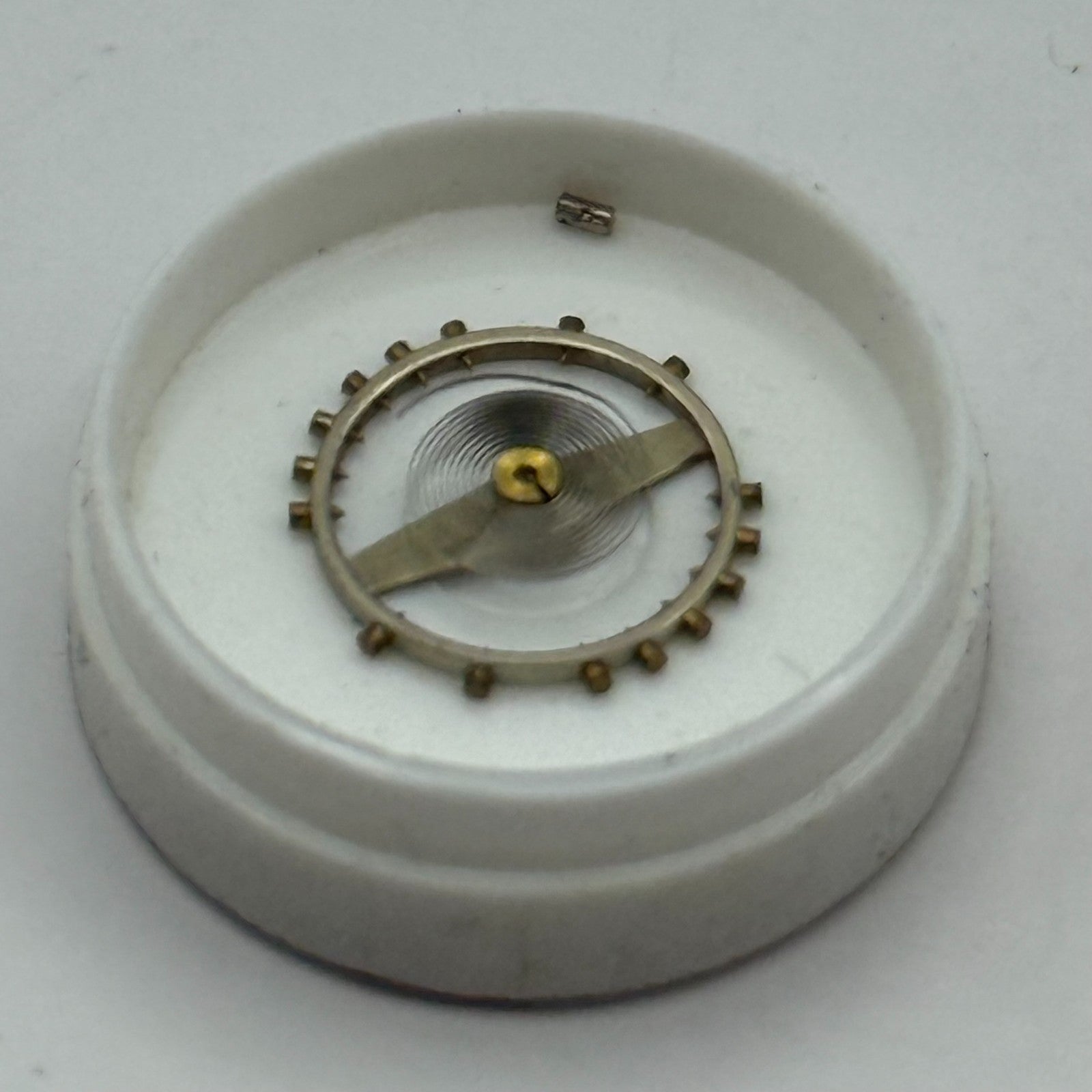 Lanco 1022 Balance Complete 10 1/2''' Renata 232 M Watch Movement Parts DAMAGED