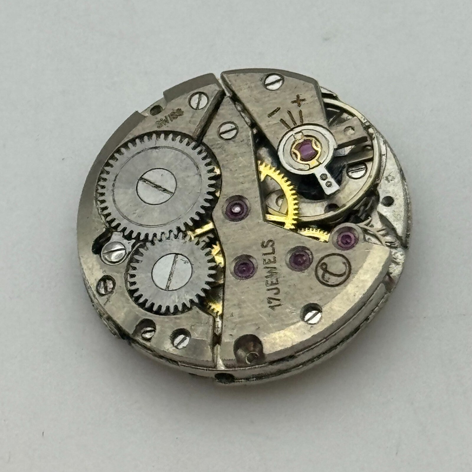 19.7mm Trebex Unitas UT 630 Balance Ok Manual Wind Watch Movement PARTS REPAIR
