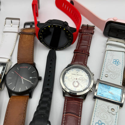 Bundle Of 15 Quartz Watches Job Lot Modern / Vintage Untested Parts / Repair