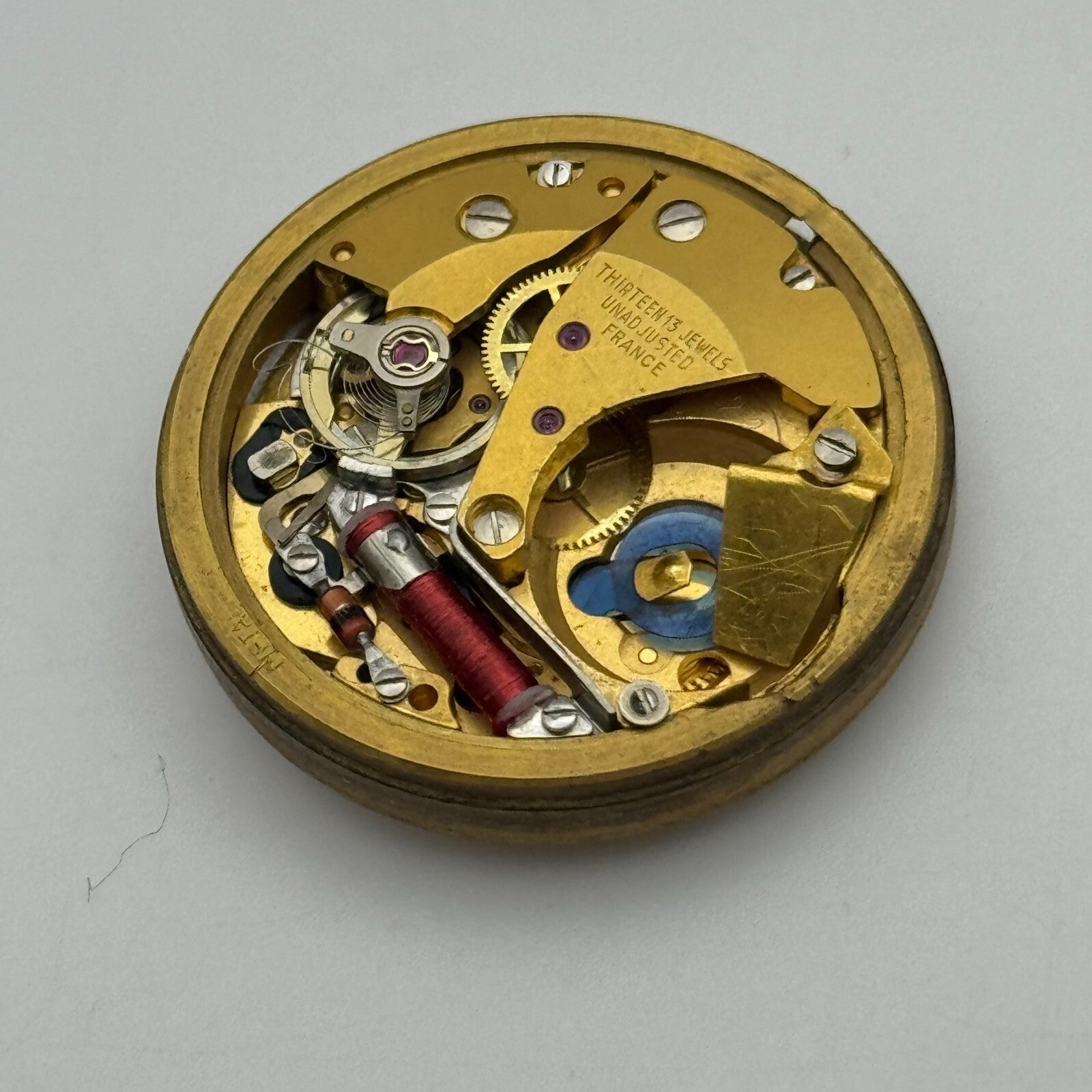 30.7mm Mens Lip Electronic French 13 Jewels Watch Movement PARTS REPAIR SPARES