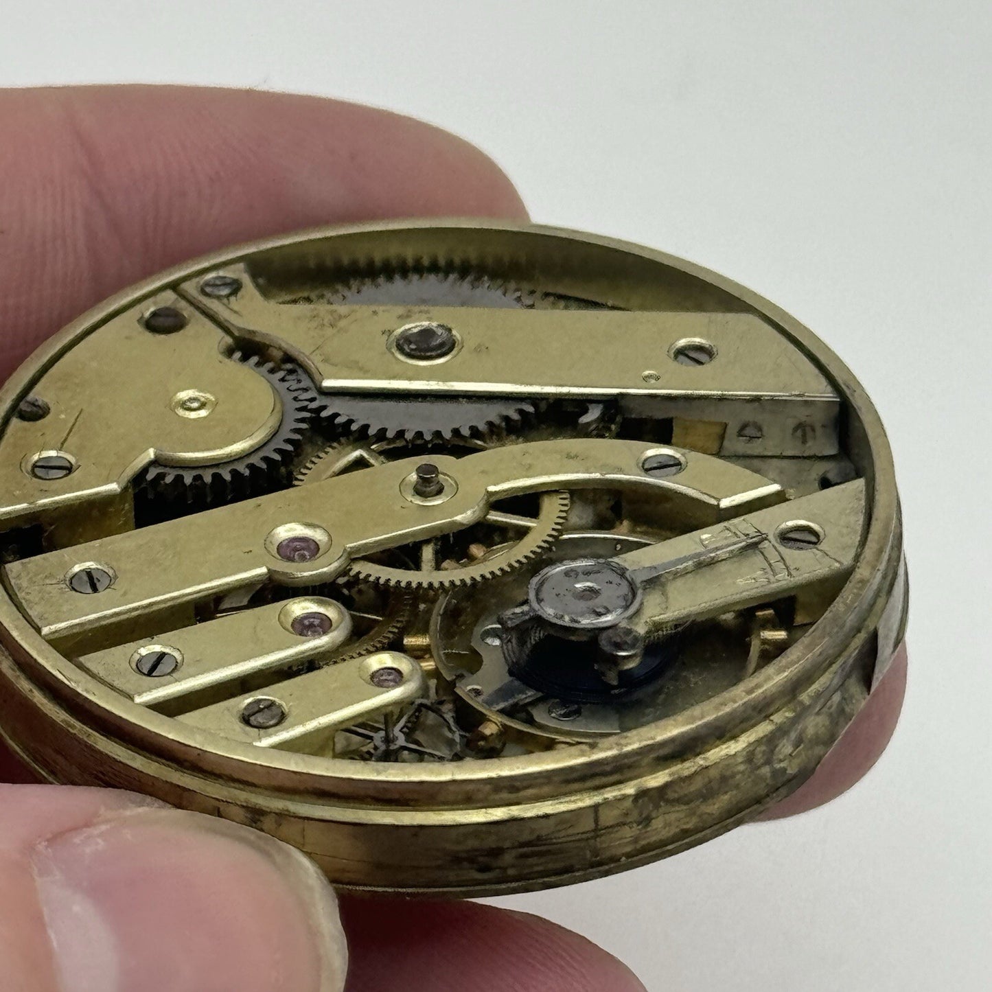 45.2mm Parrenin High Quality Antique Pocket Watch Movement FOR PARTS Repair