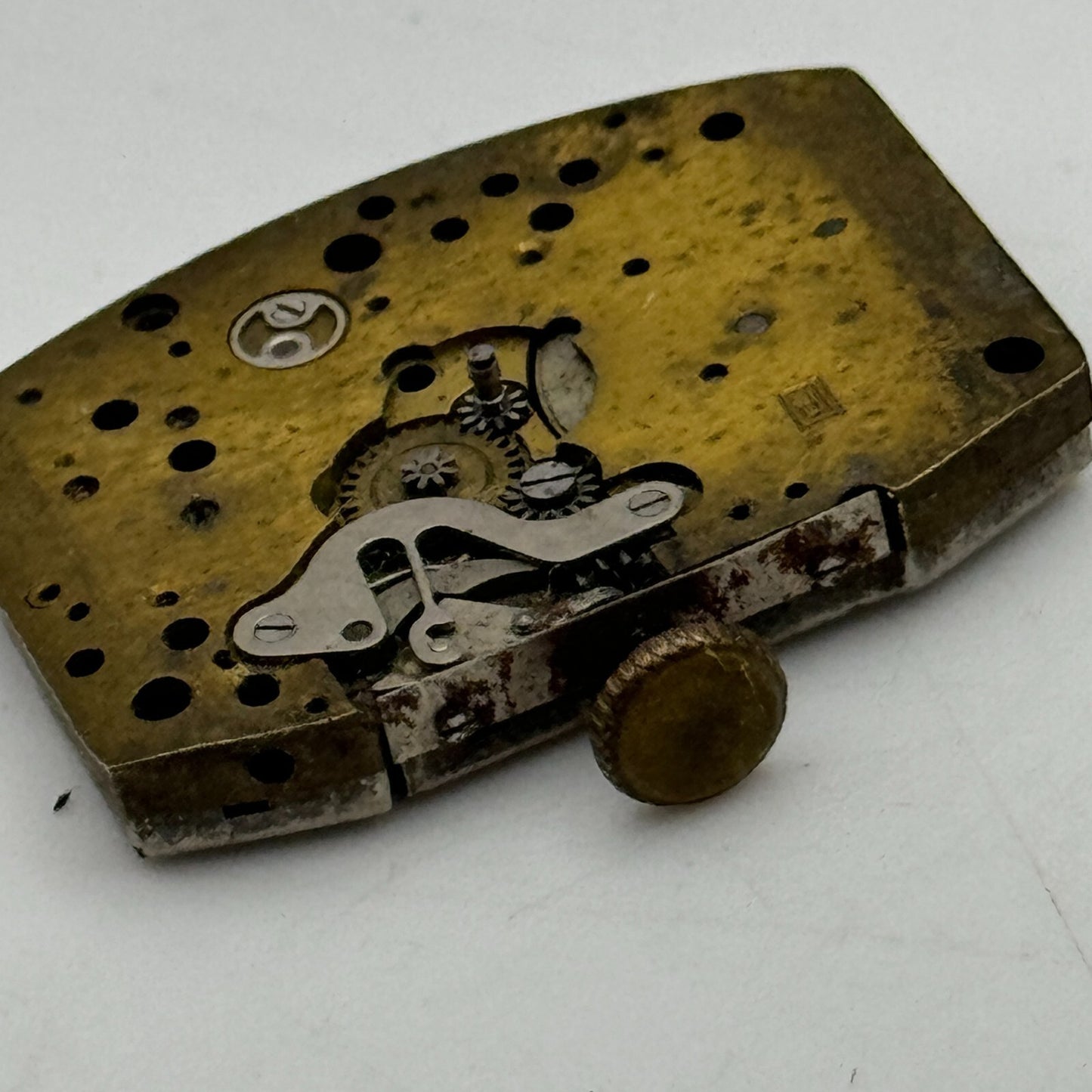 19mm Peseux P Rotary Maximus 15 Jewels Tank Manual Wind Watch Movement PARTS