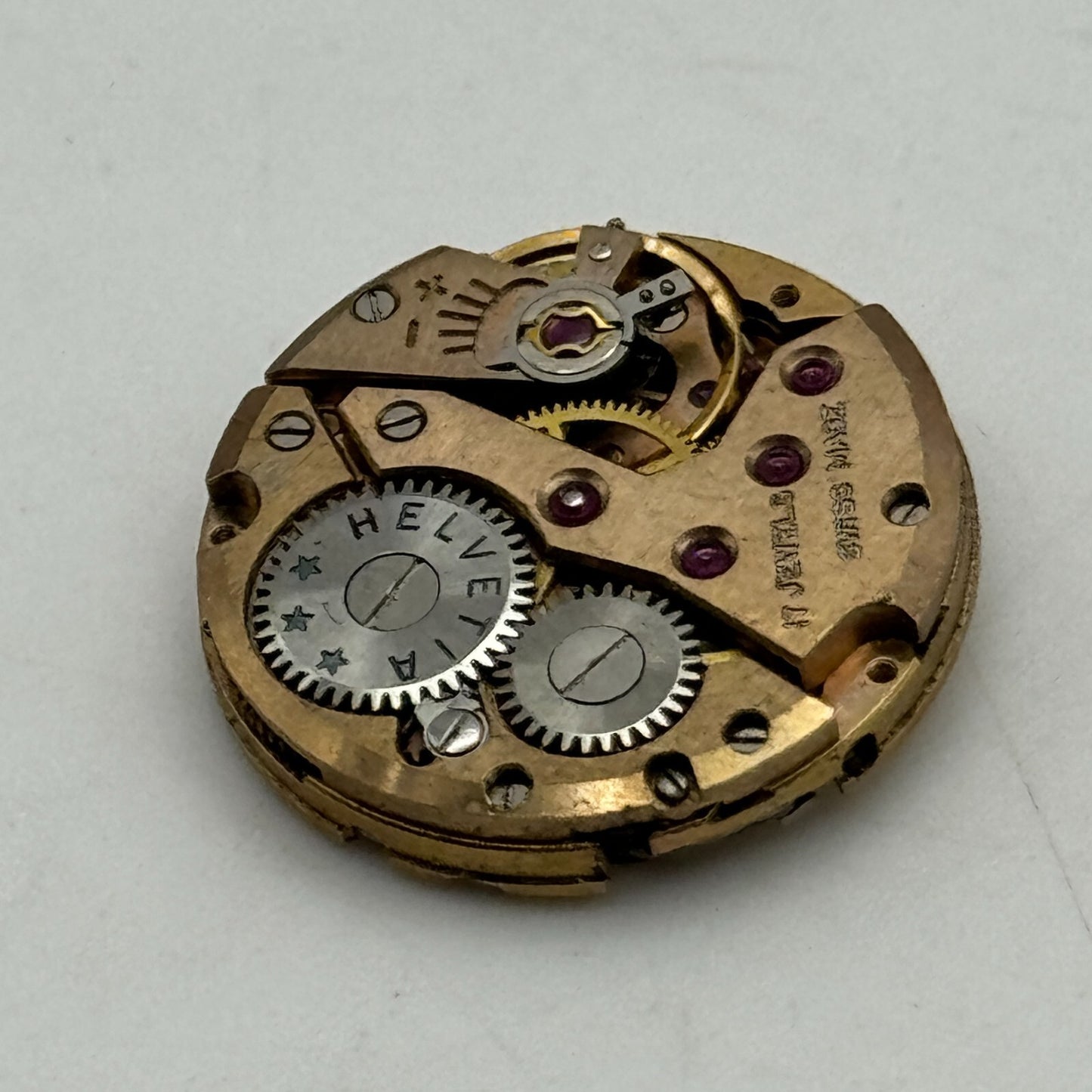 19.6mm Helvetia Cal 91 Balance Ok Watch Movement Swiss Vintage PARTS SPARES