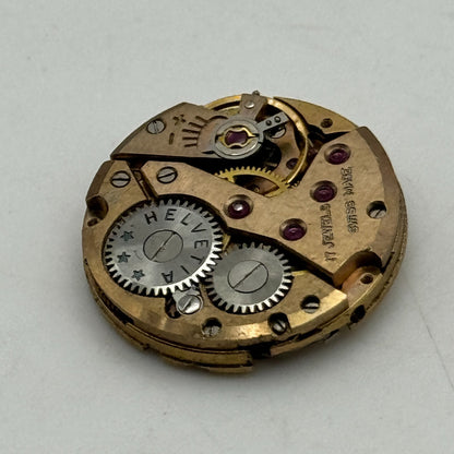 19.6mm Helvetia Cal 91 Balance Ok Watch Movement Swiss Vintage PARTS SPARES