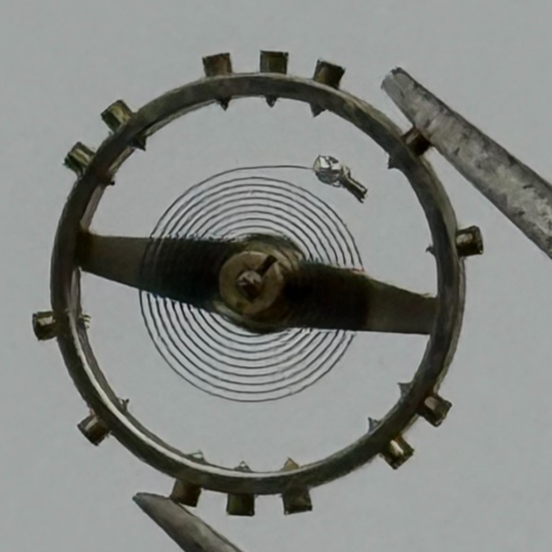 AV 41 Balance Wheel Complete And Spring 5 1/4''' 55 M Watch Movement Parts NOS