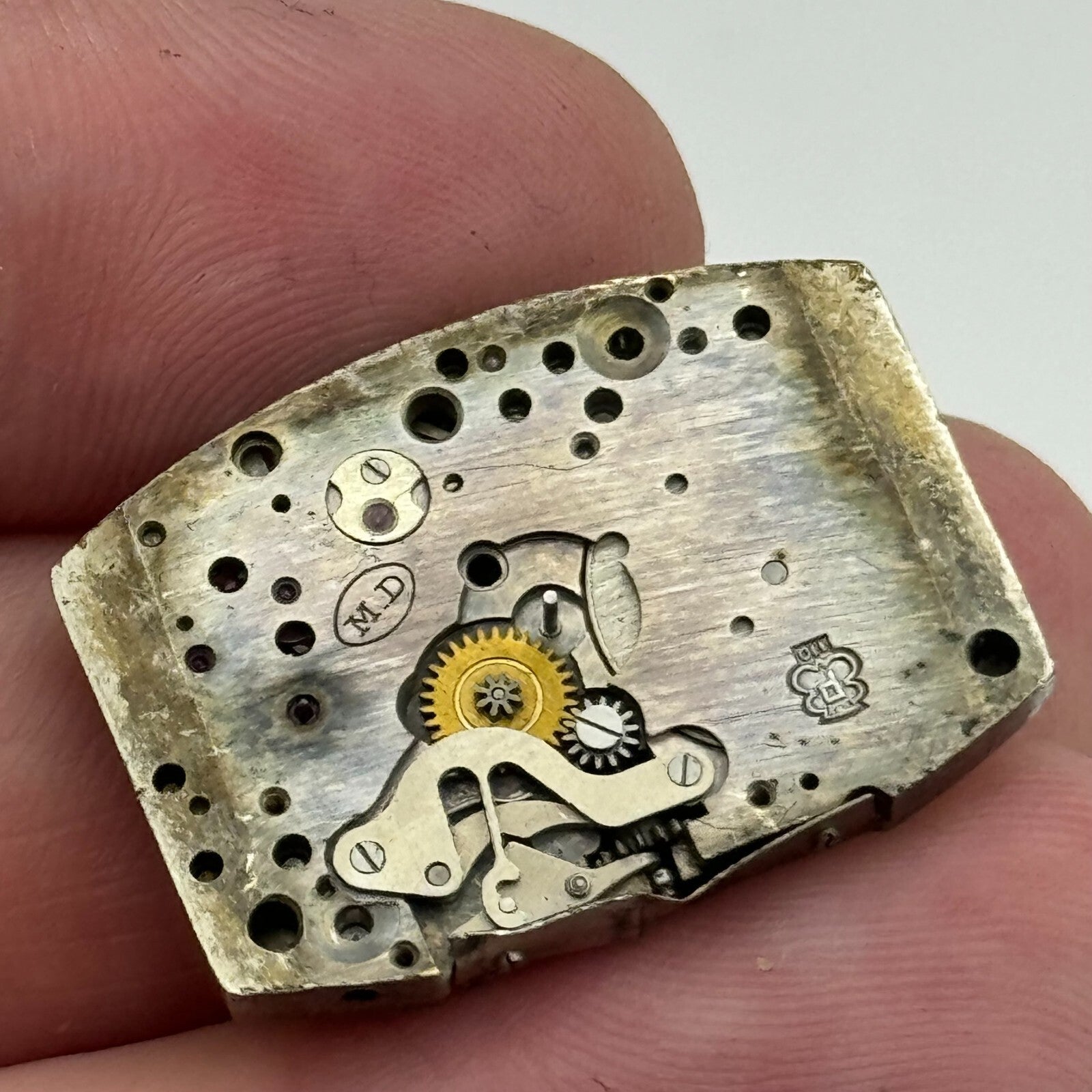 19.5mm Everite Peseux 110 Manual Wind Watch Movement Vintage Swiss PARTS SPARES