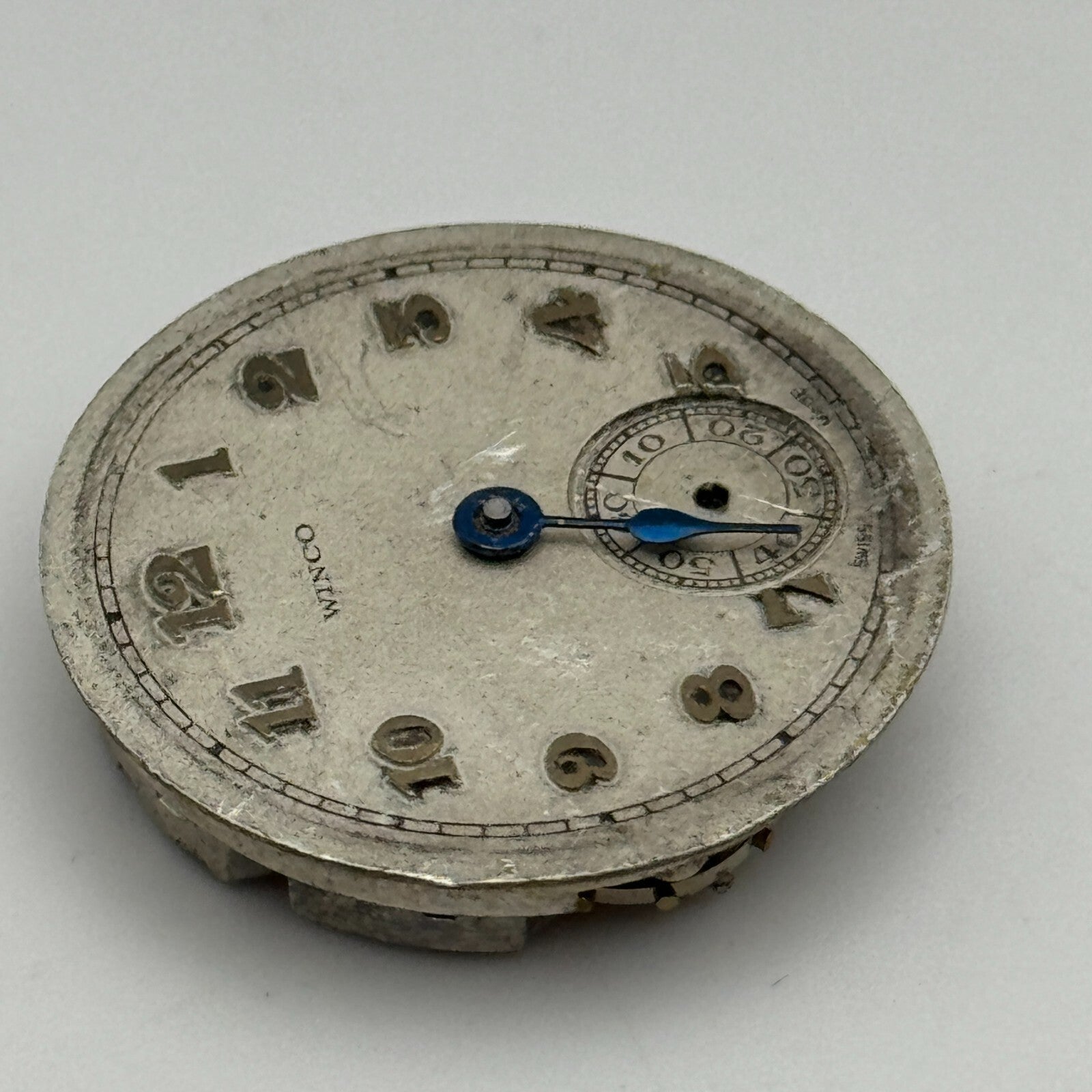23.6mm Winco 81220 Manual Wind 15 Jewels Watch Movement Swiss Vintage PARTS