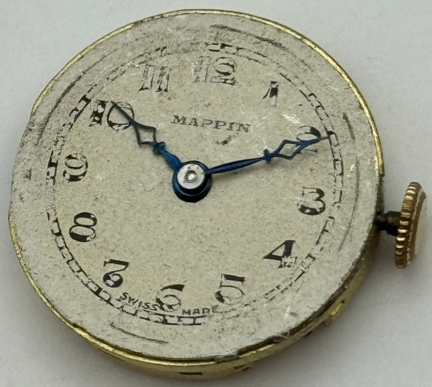 19.7mm Running Mappin Daphne High Grade Manual Wind Swiss Watch Movement PARTS