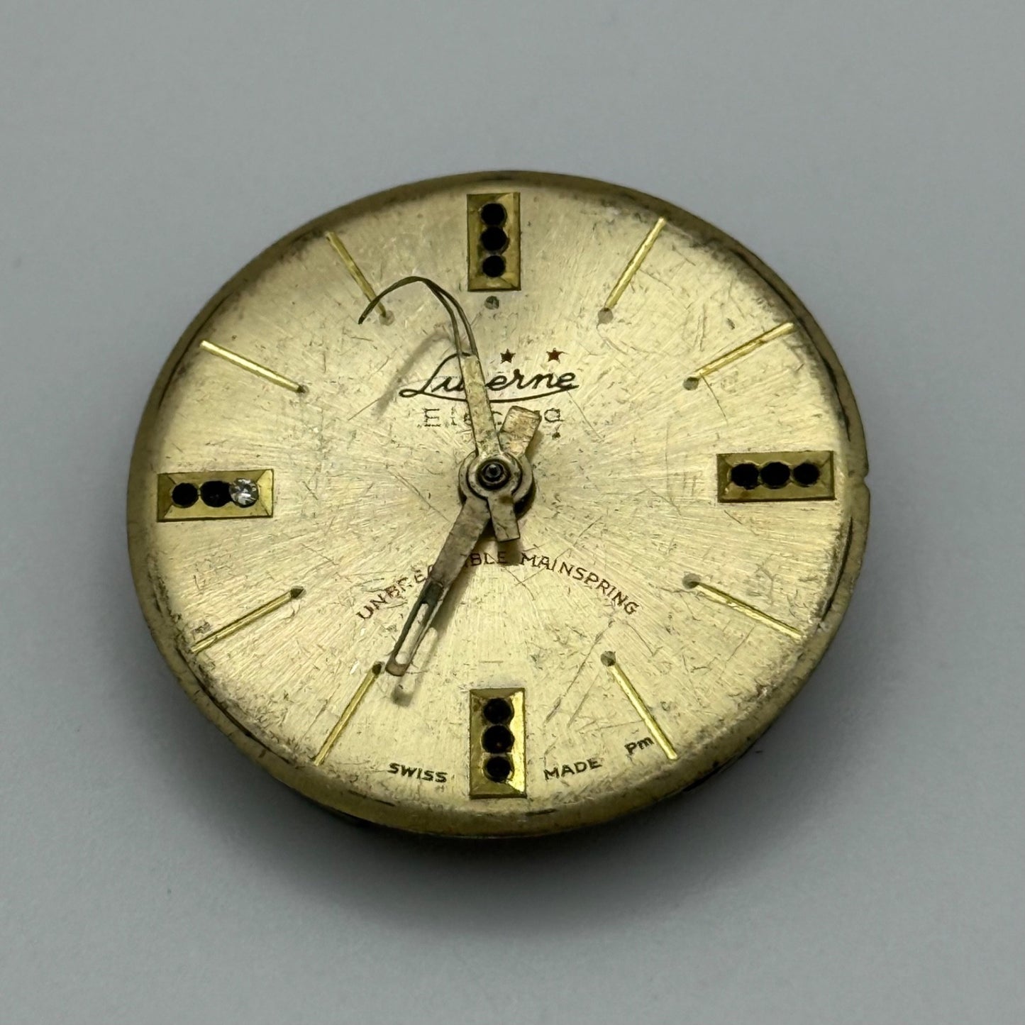 Lucerne BFG 866 H Ritz Watch Movement Manual Wind Vintage Swiss Parts Repair 26.