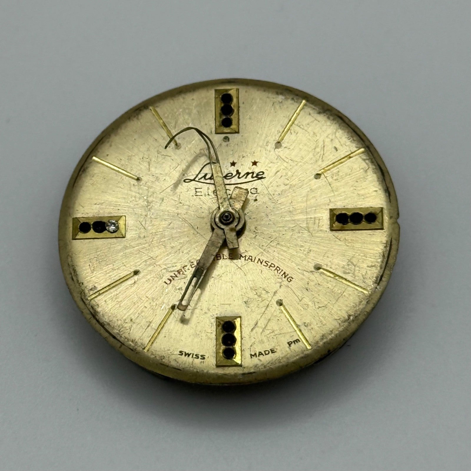 Lucerne BFG 866 H Ritz Watch Movement Manual Wind Vintage Swiss Parts Repair 26.