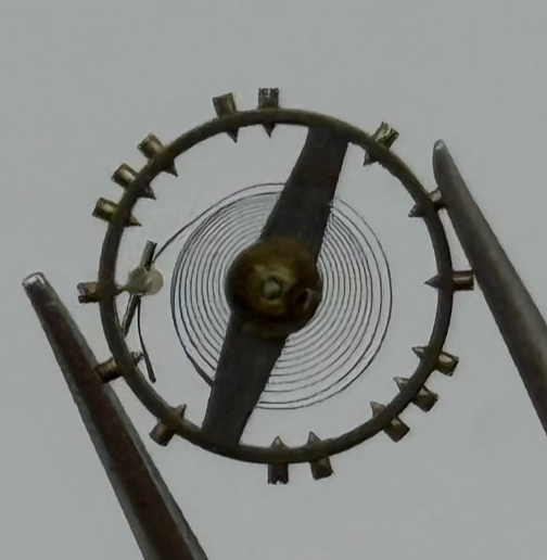 AS 624 557 Balance Wheel Complete And Spring Renata Watch Movement Parts NOS