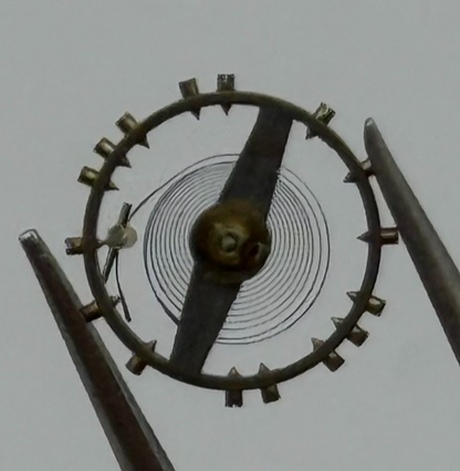 AS 624 557 Balance Wheel Complete And Spring Renata Watch Movement Parts NOS