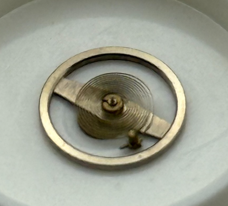 BRAC 2051 Balance Wheel Complete And Spring 5½’’’ 69 M Watch Movement Parts NOS