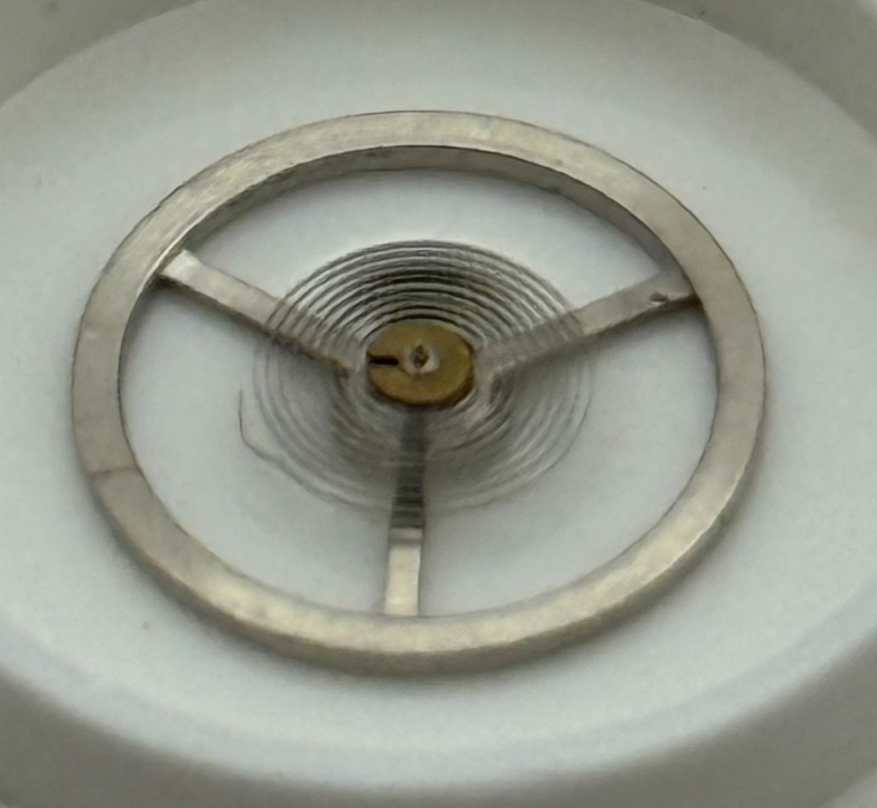 Ebosa 65 Balance Wheel Complete And Spring 12 1/2''' Watch Movement Parts NOS