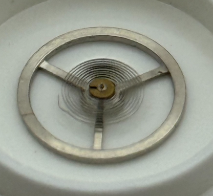 Ebosa 65 Balance Wheel Complete And Spring 12 1/2''' Watch Movement Parts NOS